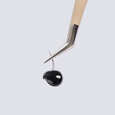 Ngjitës për qerpikë KISS, 6.5 g, i zi - 4