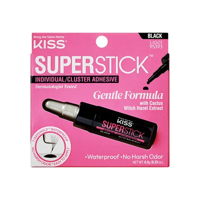 Ngjitës për qerpikë KISS, 6.5 g, i zi - 8