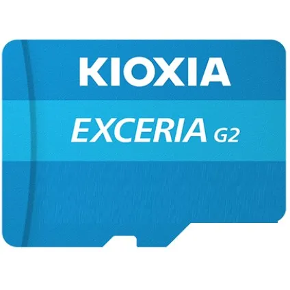 MicroSDHC Kioxia EXCERIA G2 32GB Class 10 UHS-III kaltër - 1