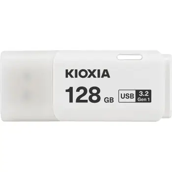 USB Flash Drive STICK KIOXIA USB 3.0 TransMemory U301 128GB – e bardhë