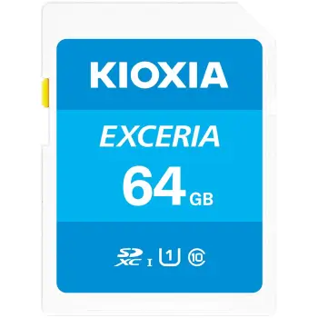 Kartë memorie Kioxia Exceria SDXC, 64 GB