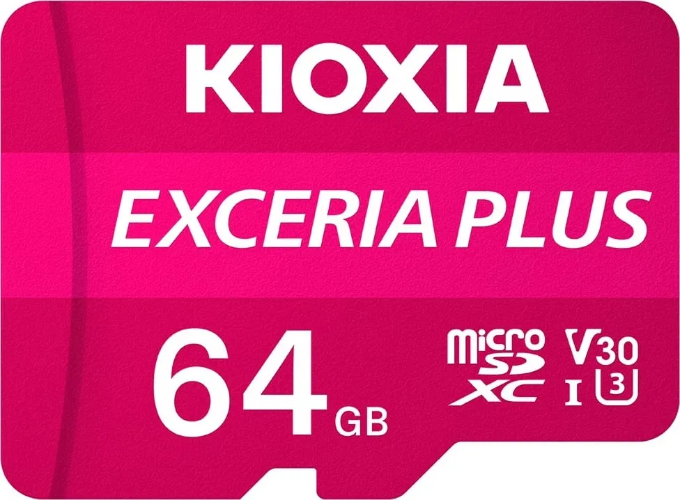 MicroSDXC KIOXIA Exceria Plus 64GB, Class 10, UHS-I, rozë - 1