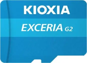 Kartë memorie Kioxia Exceria G2 MicroSDXC, 128GB, Class 10 UHS I U3 A1 V30, e gjelbër