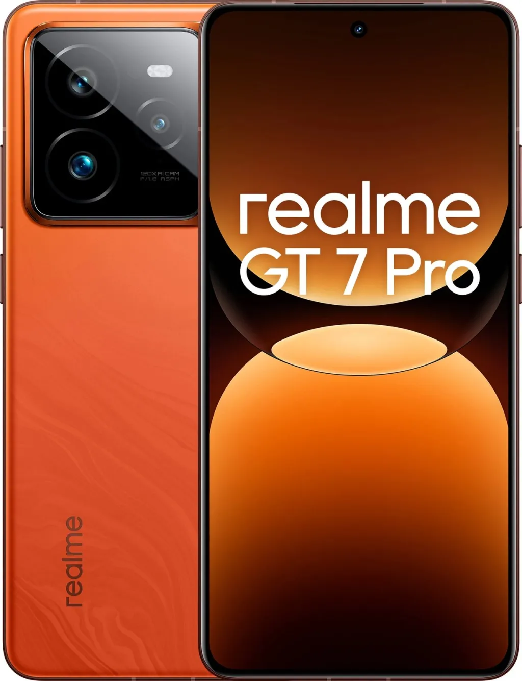 Celular Realme GT 7 Pro 12+512GB 5G Mars Orange - 3