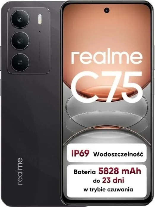 Celular Realme C75 8/256GB Storm Black - 1