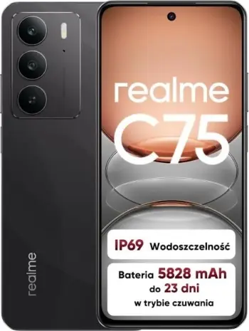 Celular Realme C75 8/256GB Storm Black
