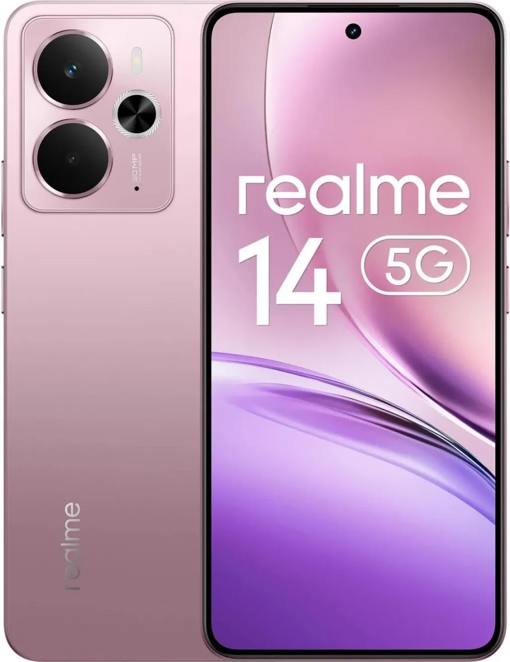 Celular Realme 14 5G 12/256GB Warrior Pink - 1