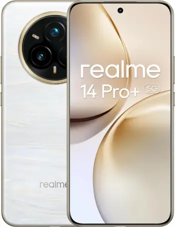 Celular Realme 14 Pro+ 5G 8/256GB, Pearl White