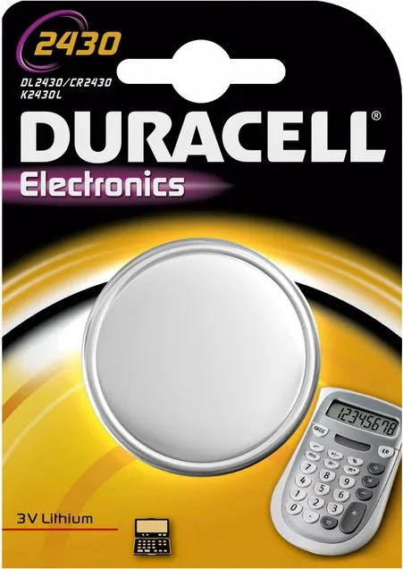 Bateri Duracell Electronics CR2430, 3V - 1