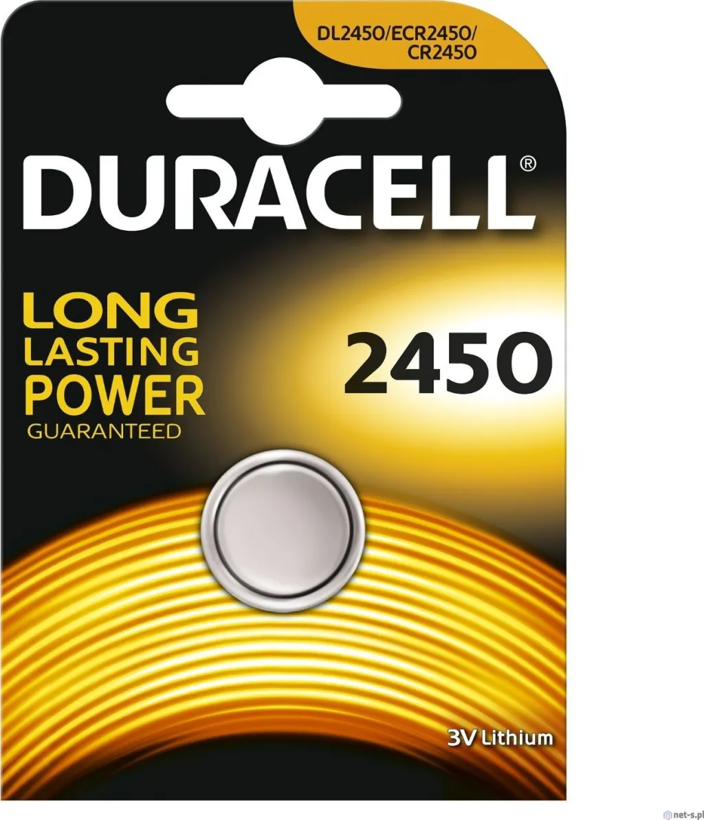 Bateri Duracell CR2450, 620mAh, 1 copë - 1