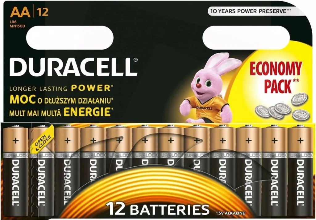 Bateria Duracell Basic, AA / R6, 1500mAh, 12 copë. - 1
