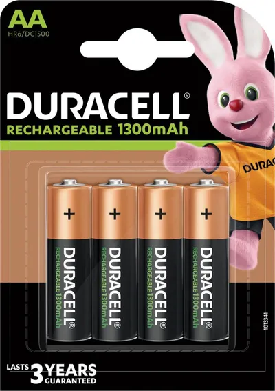 Bateri Duracell AA / R6 1300mAh 4copë - 1