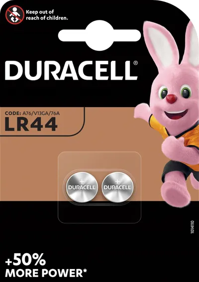 Bateri Duracell LR44 150mAh elektronike, 2 copë - 1