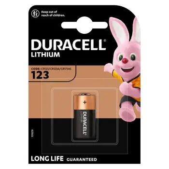 Bateri Duracell Ultra Photo CR123, 3V