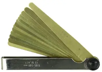 Metër Limit Plate Feeler Gauges, 13 fletë