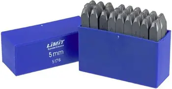 Stampë me shkronja Limit, A - Z, 6 x 9 mm