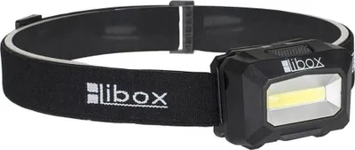 Llambë frontale Libox LB0107, e zezë LED - 1