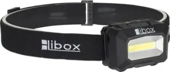 Llambë frontale Libox LB0107, e zezë LED