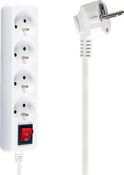 Kabllo vazhduese Libox (LB0083-3), 3 m, e bardhë - 1