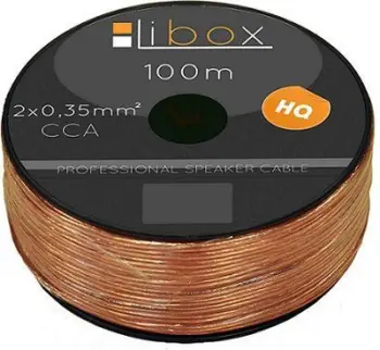 Kabllo për altoparlant LIBOX 2x0,35