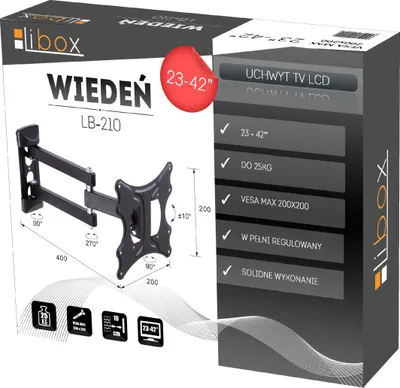 Montues muri për TV LIBOX Wieden LB-210 23" - 42" - 2