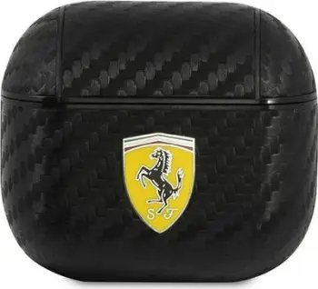 Mbrojtëse Ferrari për Apple AirPods 3, e zezë