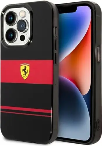 Mbrojtëse telefoni Ferrari Combi MagSafe për iPhone 14 Pro Max, magnetike, e zezë