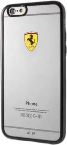 Mbështjellës Ferrari FEHCS7BK për Samsung Galaxy S7, Racing Shield, i zi/transparente