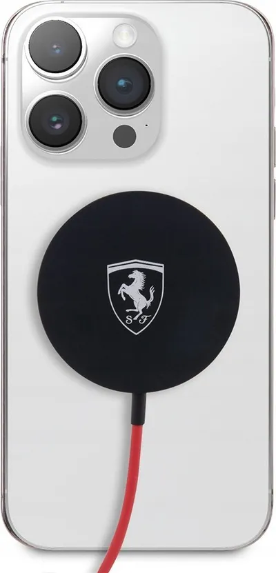 Karikues magnetik wireless Ferrari FECBMSMENK, 15W, MagSafe, i zi - 2