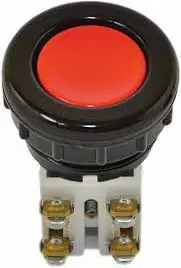 Buton kontrolli Promet, 38 mm, i kuq
