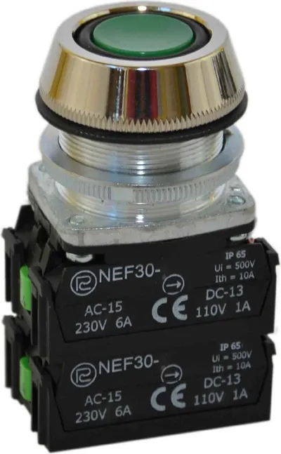 Buton kontrolli Promet, i gjelbër - 1