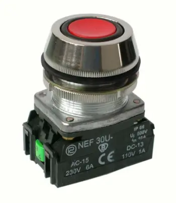 Buton kontrolli Promet W0-NEF30-UK XY C, i kuq
