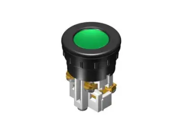 Buton Promet Control- W0-N1-1KP Z, 38mm, i gjelbër