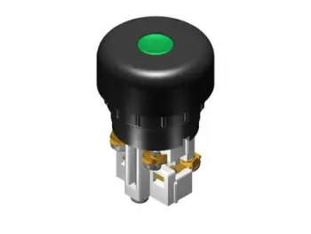 Buton kontrolli Promet W0-N1-1UP Z, 38 mm, i zi / i gjelbër