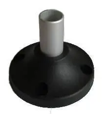Baza e kolonës së dritës Promet IKAM02, 20 mm, e zezë