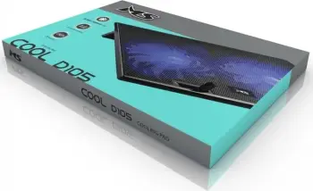 Bazament ftohës për laptop MS COOL D105, me ventilatorë, i zi