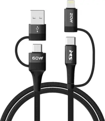 KABLLO TYPE-C/LIGHTNING MS CC 1m BLACK