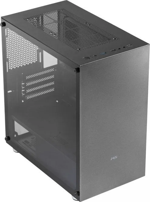Kasë MS Fighter S300, e zezë, Mini Tower - 1