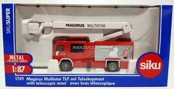 Lodër kamion zjarri Siku SUPER Magirus Multistar TLF 1749, për fëmijë, e kuqe