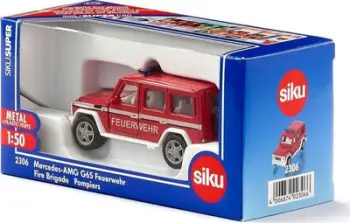 Lodër makinë Siku Firefighter Mercedes AMG G 65 2306, e kuqe