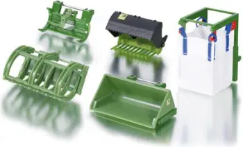 Set lodra aksesorë Siku Front, të gjelbër