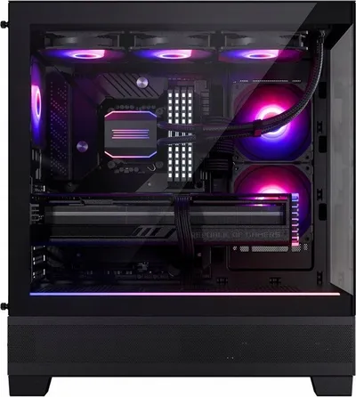 Kasë Phanteks XT View D-RGB, e zezë, Midi Tower - 3