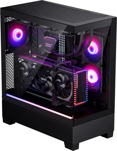 Kasë Phanteks XT View D-RGB, e zezë, Midi Tower - 10