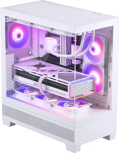 Kasë Phanteks XT View Tempered Glass Windows, D-RGB, e bardhë - 12