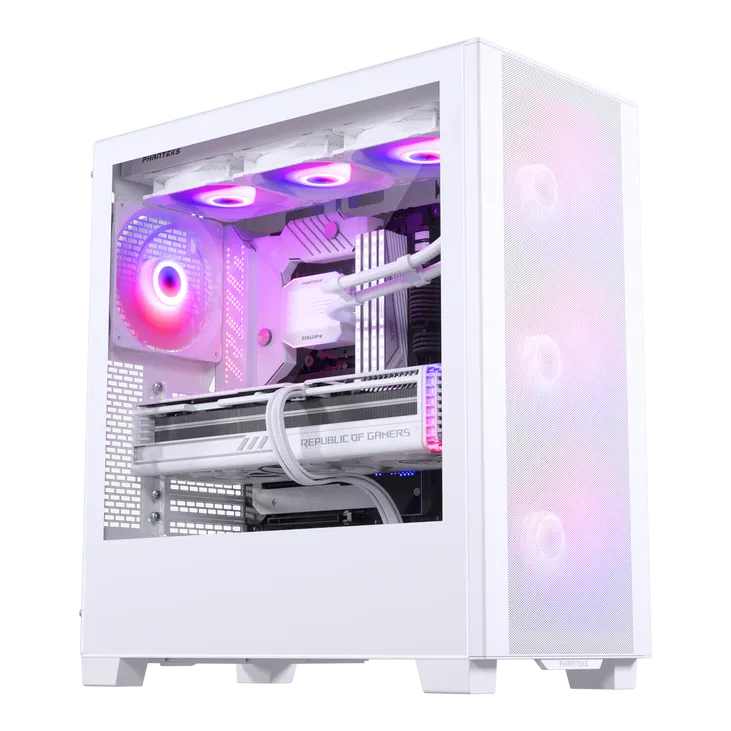 Kasë Phanteks XT Pro Ultra Tempered Glass Windows, D-RGB, e bardhë - 1