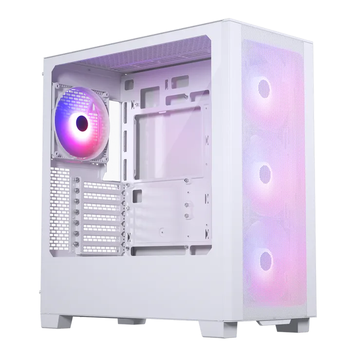 Kasë Phanteks XT Pro Ultra Tempered Glass Windows, D-RGB, e bardhë - 3