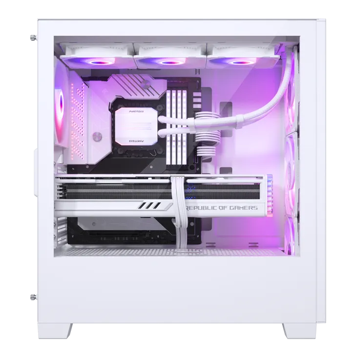 Kasë Phanteks XT Pro Ultra Tempered Glass Windows, D-RGB, e bardhë - 4
