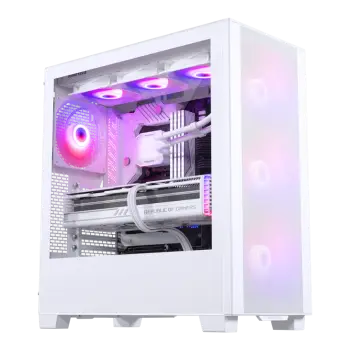 Kasë Phanteks XT Pro Ultra Tempered Glass Windows, D-RGB, e bardhë