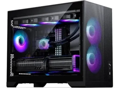 Kasetë PC Phanteks XT M3, Micro ATX, xham i temperuar, 3x 120mm ARGB, e zezë - 1