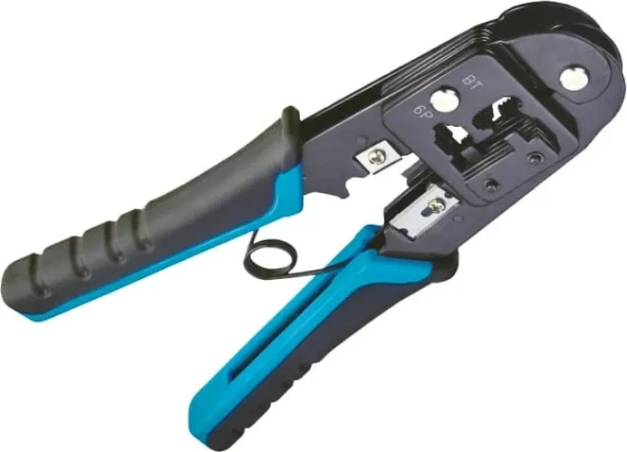 Pinca shtrënguese të kabllove Alantec, NI024, e zezë / e kaltër - 1